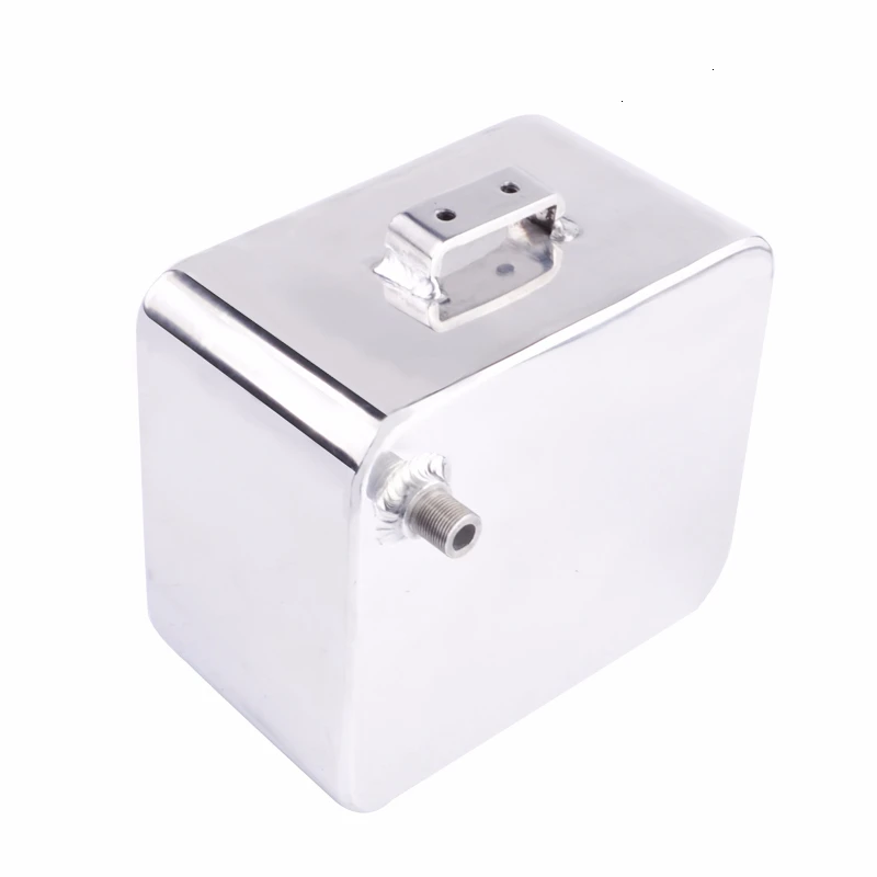 Universal Oil Tank 2 Litre Custom Water Coolant Tank 11mm 15mm Fitting Cap Header Expansion Overflow Tank Reservoir Kit