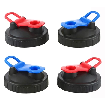 

4Pcs Pack 86mm Wide Mouth Mason Jar Flip Cap Lid for Ball & Kerr Mason Jar,Great for Drinking & Food Storage Mason Bottle Cap Ki