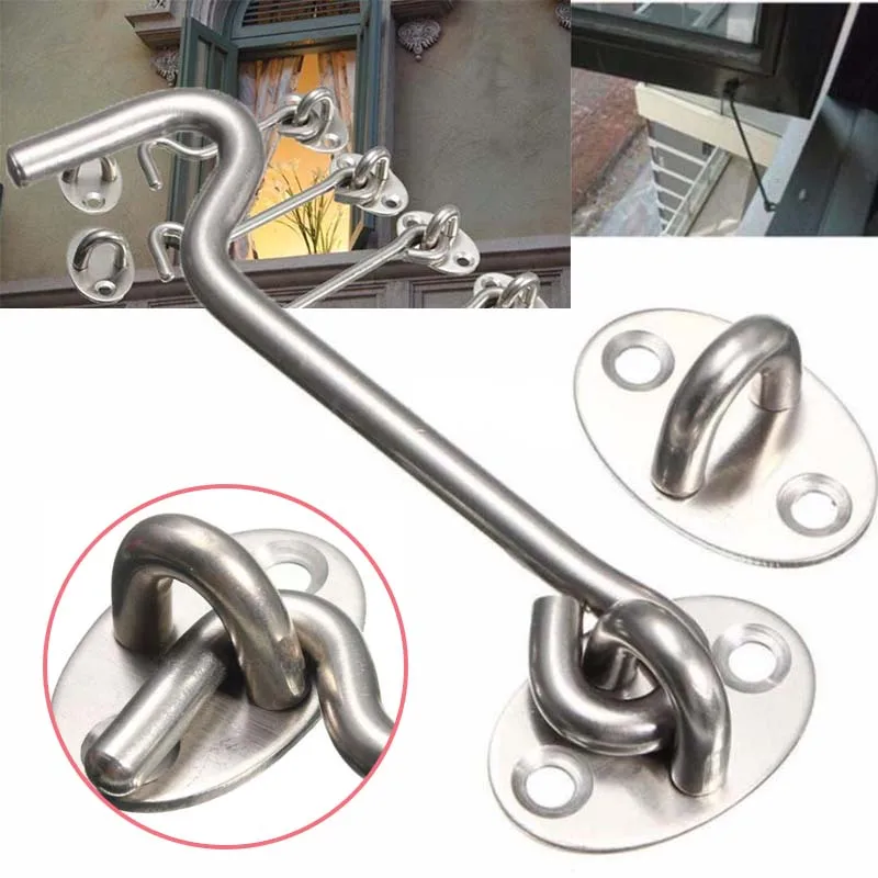 

Cabin Hook 3/4/6/8 Inches Durable Chrome Silent Holder Household Supply