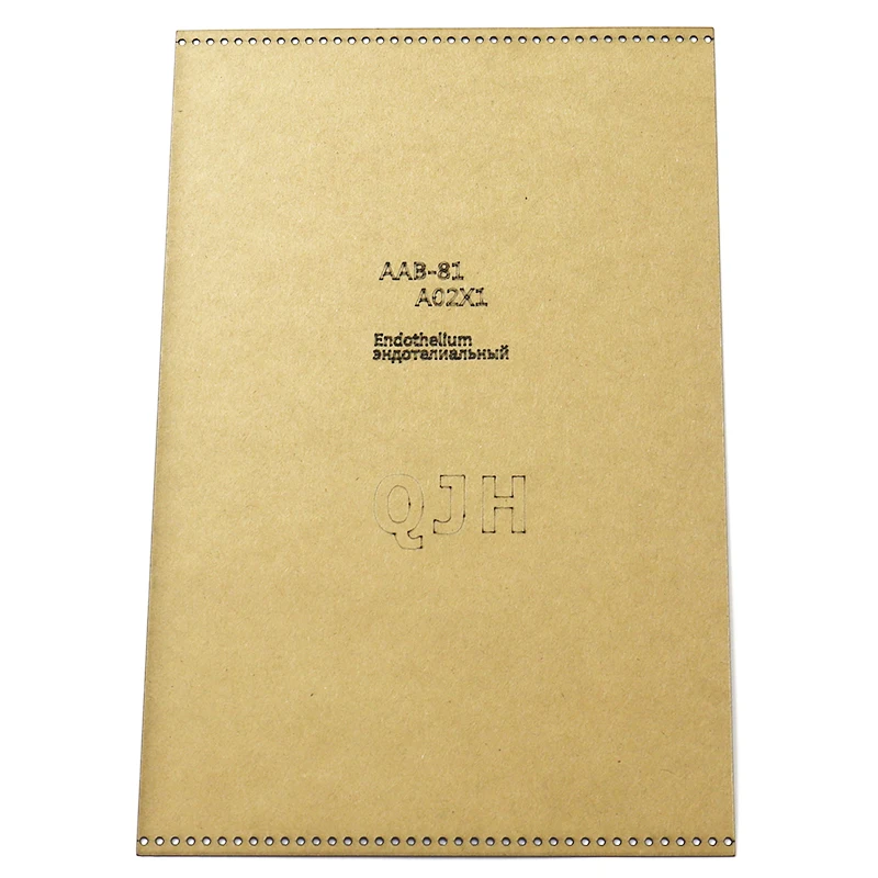 Leather Craft Tool Kit DIY Kraft Paper Template Clutch Bag Pattern