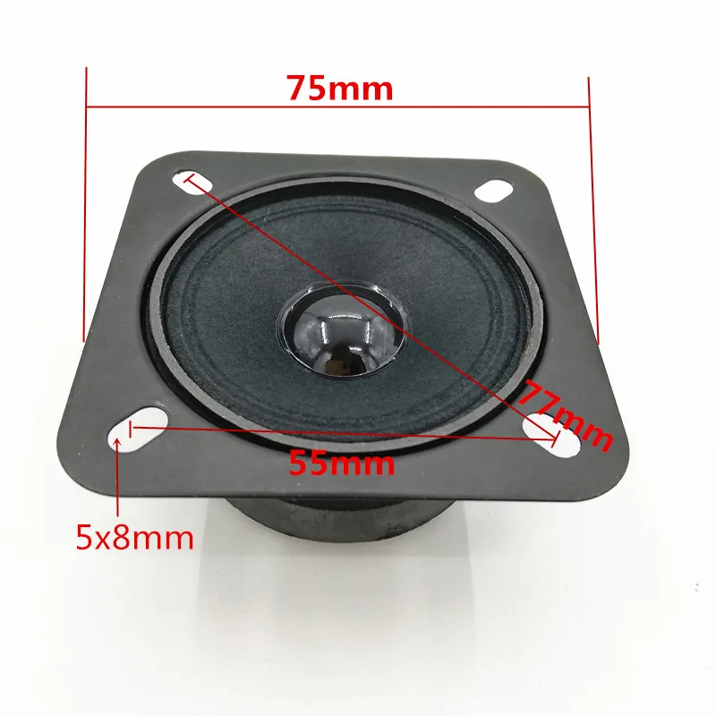 Я ключ купить 75 мм твитер Динамик 2 Inch 3 &quot8 Ohm Audio портативный динамик HIFI громкий DIY