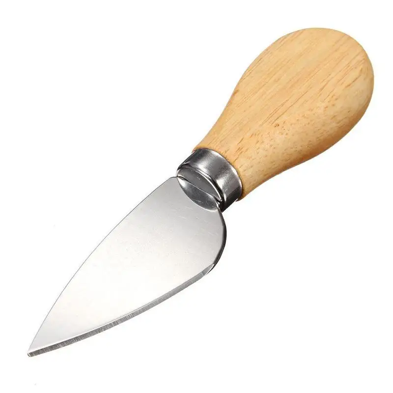 4 шт. деревянные ручки из нержавеющей стали набор для резки сыра ножи скребок