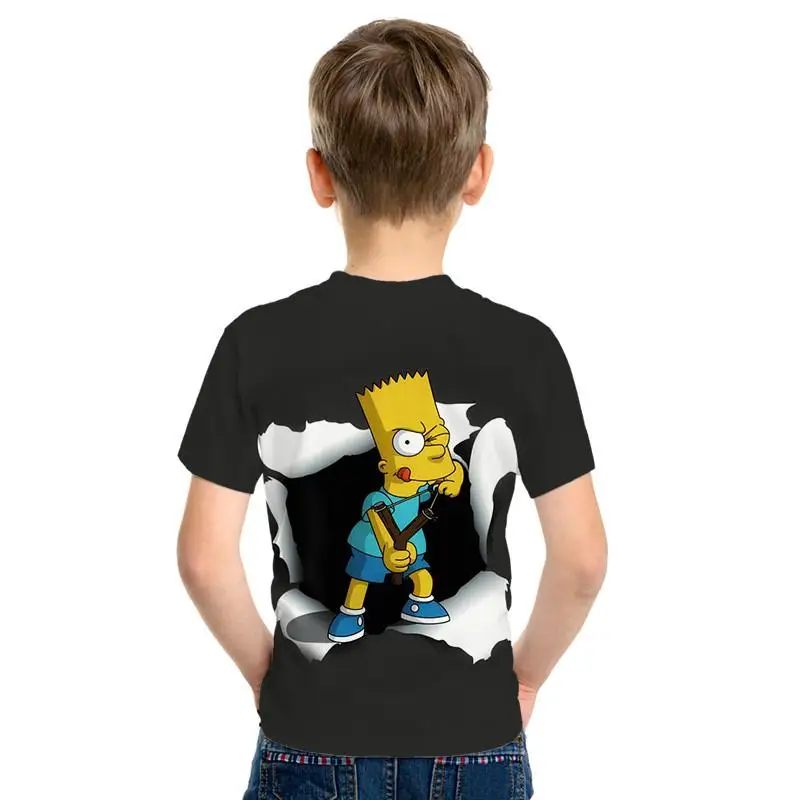 Camiseta con estampado RU 3D с мультяшными принтами, Camiseta con estampado RU 3D camiseta de manga