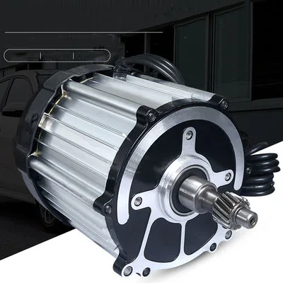 US $106.85 DC486072V1800W3200RPM permanent magnet brushless differential motor16 teeth shaft3wheel electric vehicle DIY modified motor