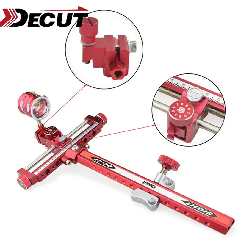 

Compound Bow Sight With Sight Scope Pin Archery Bow Sight With 4X / 6X / 8X Magnification Lens For Hunting Shooting Accessories