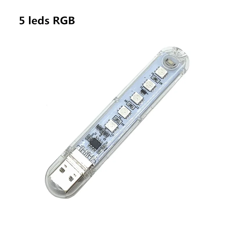 DC 5V USB Mini LED Book Lamp 5led 8led 20led 24led Portable LED Reading Light  USB Extension Line LED Night Light Camping Bulb - AliExpress