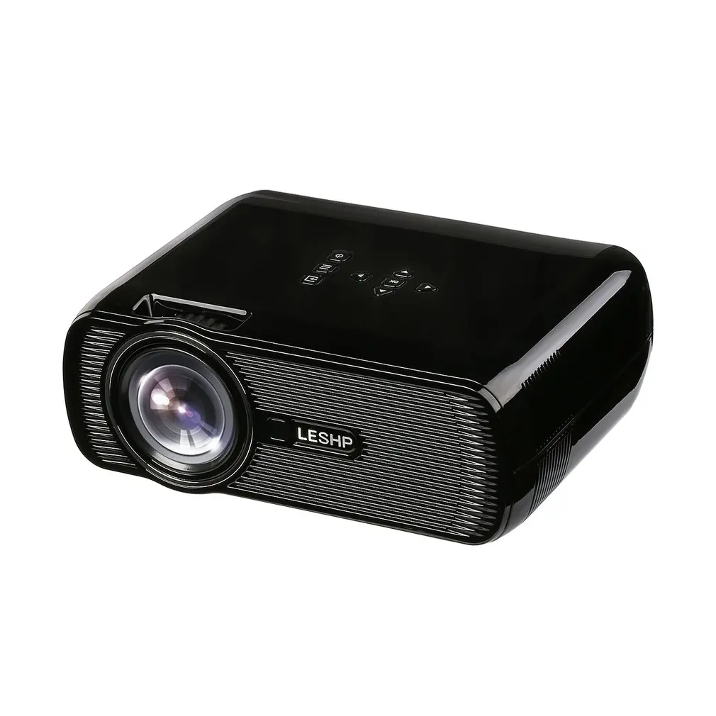 

UK Plug 1080P Video Projector 2600 LM Home Cinema Theater With 1080P HD 3D with 5.0 Inch LCD TFT Display + Free HDMI BL20 Black