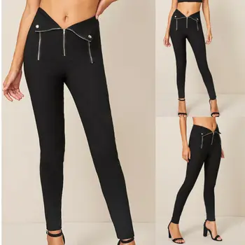 

Sexy Women Skinny Jeggings Ladies Slim Stretchy Jeans Pants Leggings High Waist Pencil Tight Trousers Bottoms