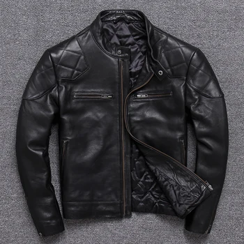 

Lear Jackets Lear Fur Collar Short Winter Male Sheep Skin Fat people's Congress (NPC) Code And Cotton Single Head Layer Coat