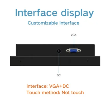

8.4 inch Chassis Resistive Touch Industrial Touch Screen Monitor