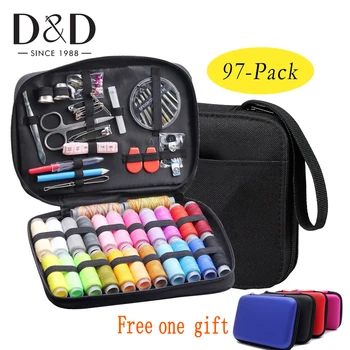 

97Pcs Sewing Kits Multi-function Travel Sewing Box Stitch Needle Thread Storage Bag Fabric Craft Sewing Set Mother's Day Gift