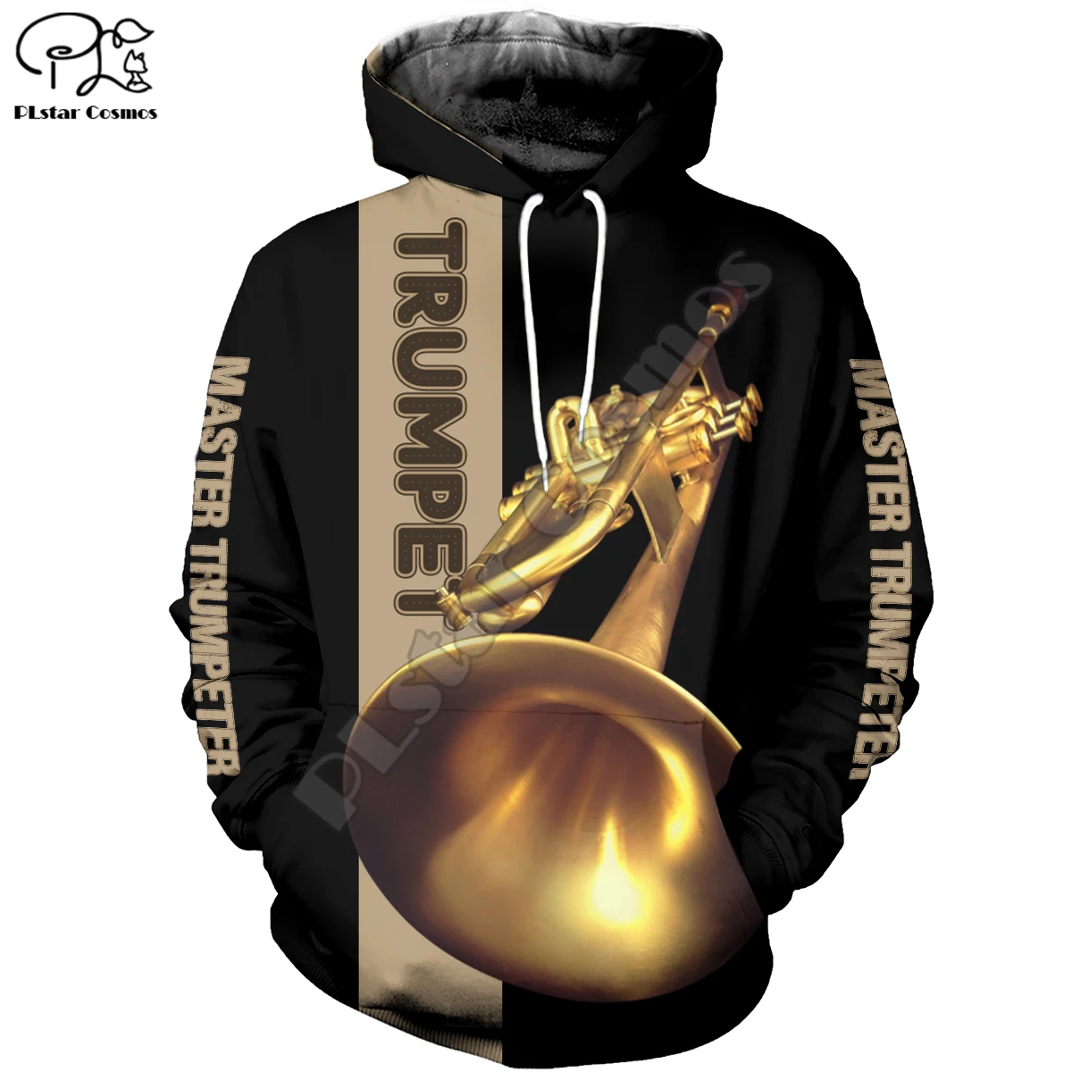 

Новинка, модная музыкальная уличная одежда PLstar Cosmos 3DPrint t Trumpeter Art, забавная толстовка унисекс с капюшоном на молнии для мужчин и женщин 7