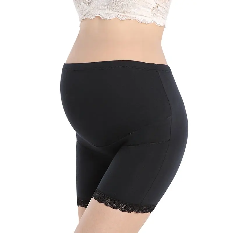 Womens Maternity Panties Shapewear Mid-Thigh Pettipant Seamless Soft Abdomen Underwear Pregnant Women Cotton Panties