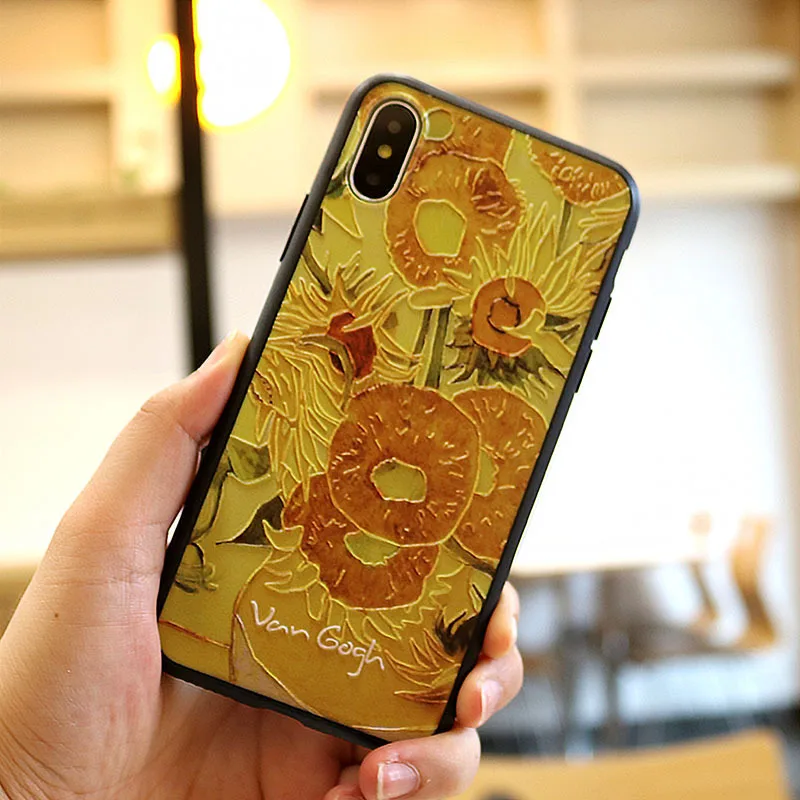 Подходит для iPhone 8 plus, чехол для мобильного телефона, мягкий силиконовый чехол с защитой от падения и рельефным рисунком 6/7/X/XR, матовый чехол для мобильного телефона