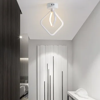 

Nordic Modern Simple Cafe Bars Lobby Aluminum Art Decorate Lamp Lighting Designer Creative Aisle Entrance Led Ceiling Lights