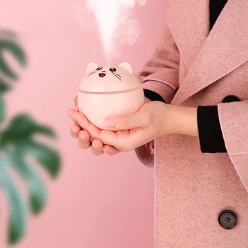 

300ML Ultrasonic Air Humidifier Aroma Essential Oil Diffuser For Home Car USB Fogger Mist Maker With LED Night Lamp