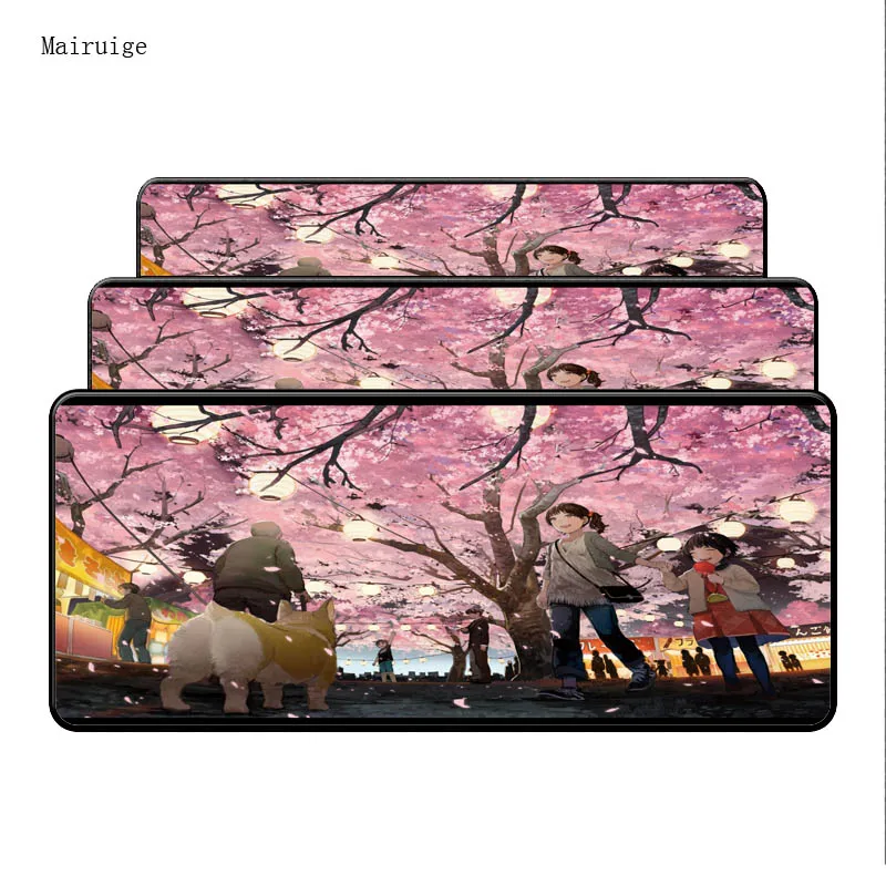  Flower and Bird Large Speed Mouse Pad Gamer Desk Mousepad Best Wife Girl Friend Sister Gift for LOL
