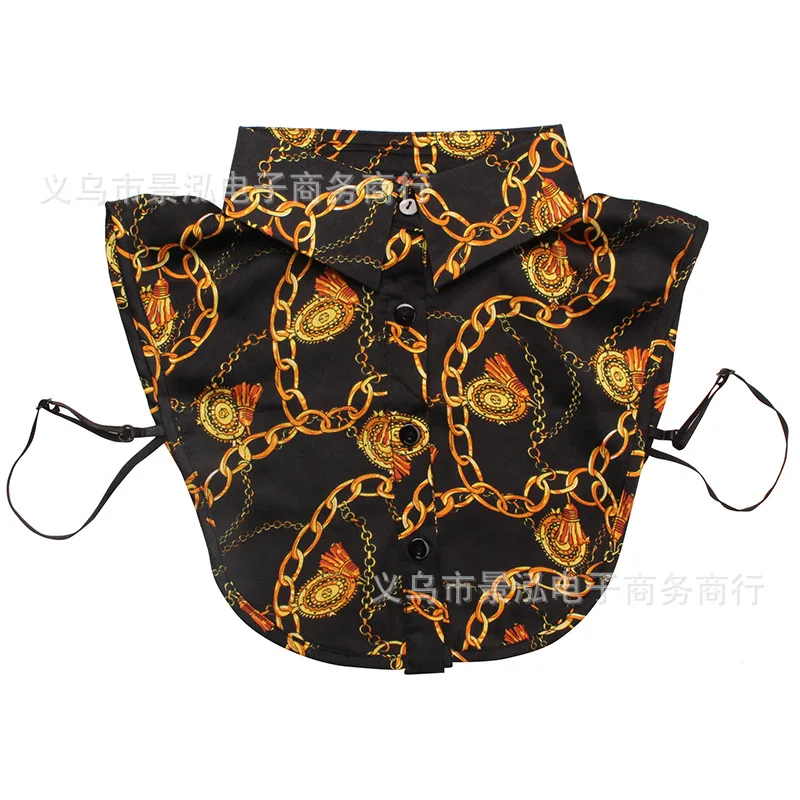 

Chain Rope False Collar Popular Pattern All Seasons Temperment Shirt Collar Colar