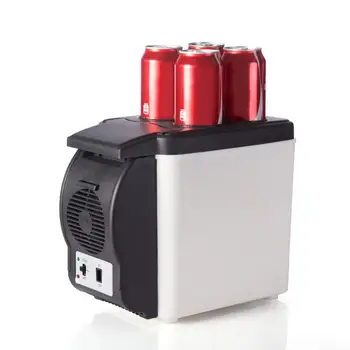

10L 12V Car Refrigerator Mini Fridge Cooler Warmer Food Fruits Beverages Cosmetics Freezer Heater For Home Office Car