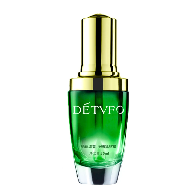30 мл запах тела антиперспирант женский аромат унисекс подмышек Пот очищающий лосьон дезодорант - Цвет: Зеленый
