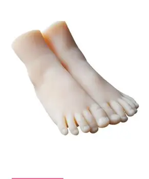 

20 yard simulation foot mannequin full glue girl real life inverted foot control silk stockings acupuncture doll 2pc/lot D074