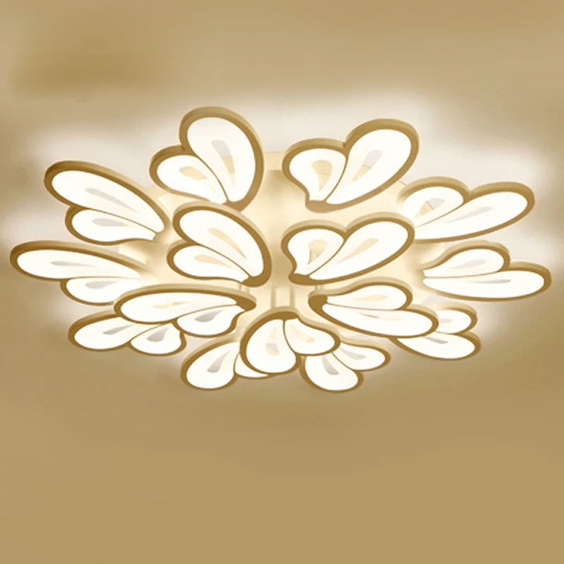 

Simple modern LED lights creative living room lamp warm romantic room indoor light childen bedroom ceiling chandelier lighting