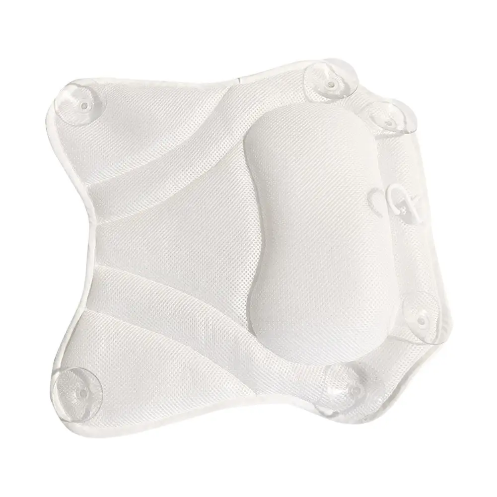 Encosto de Cabeça Almofada do Banho do Banheiro Malha Home Banheira Travesseiro Não-slip Amortecido Pescoço Ventosas Acessórios 3d Spa 13 Amortecido Banheira Travesseiro Encosto de Cabeça Pescoço