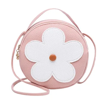 

2020 new women's handbag Korean version of the small flower shoulder bag lady oblique cross litchi pattern retro handbag