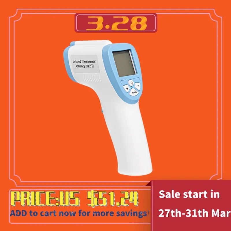 

High Quality Baby/Adult Digital Termomete Infrared Forehead Body Thermometer Gun Non-contact Temperature Measurement Device