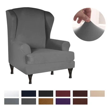 Waterproof Elastic Stretch Sofa Cover Armchair Sofa Cover For Wingback Chair Sofa Jacquard Spandex Sofa Cover Buy At The Price Of 24 49 In Aliexpress Com Imall Com