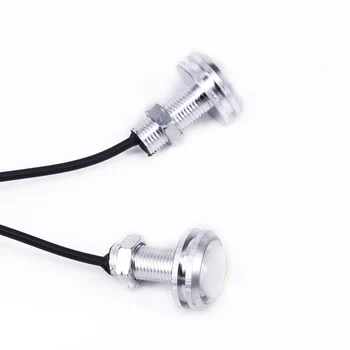 

Lamp LED Eagle Eye Auto Fog Light License Plate Light Signal White Waterproof DC12-14V Backup