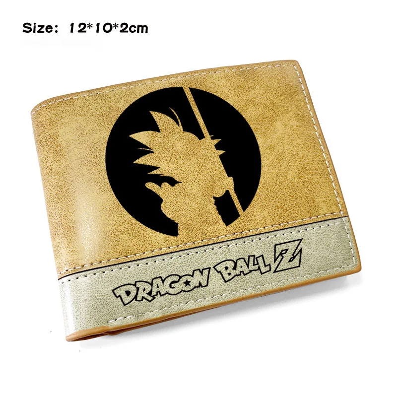 

Anime Dragon Bowl Z Tapion Wallets Son Goku Coin Pocket Men's Purse Brown Billfold Purse Fans Christmas Gift New Year Gift