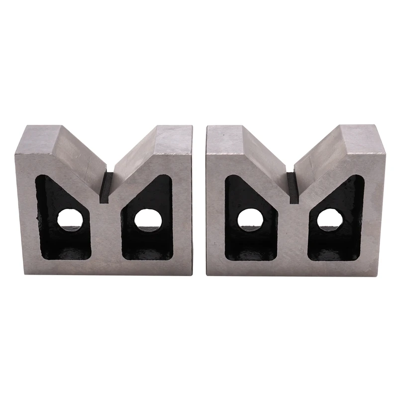 

2 Pcs 90 Degree Cast Iron V-Block 3 x 1-5/16 x 2-3/8 V Block Without Clamp