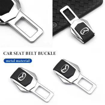 

1pc Car Safety Belts Plug Seat Belt Clip Safety Belts Buckle for Mazda Axela 2 3 MS 6 CX-5 CX-4 CX3 CX5 Axela demio Carbon Fiber