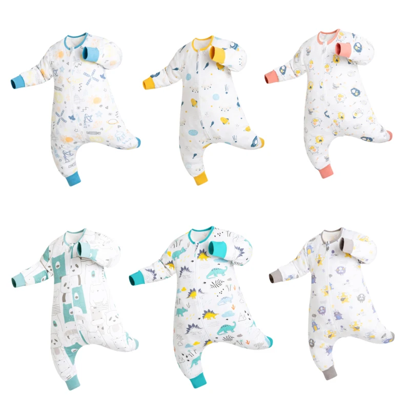 Baby Sleep Bag with Feet Spring Summer Wearable Blanket with Legs