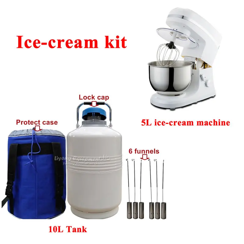 Ice Cream Liquid Nitrogen Molecular 2 Liter Smoke Nitrogen Ice Cream