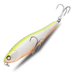 BEARKING Topwater Pencil Surface Fishing Lure - Walk The Dog Saltwater Hard Bait (87mm-B)