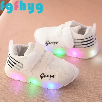 

Led Shoe Girl Shoes 2019Top Hot Autumn Toddler Sport Running Baby Shoes Boys Girls LED Luminous Shoes Sneakers Scarpe