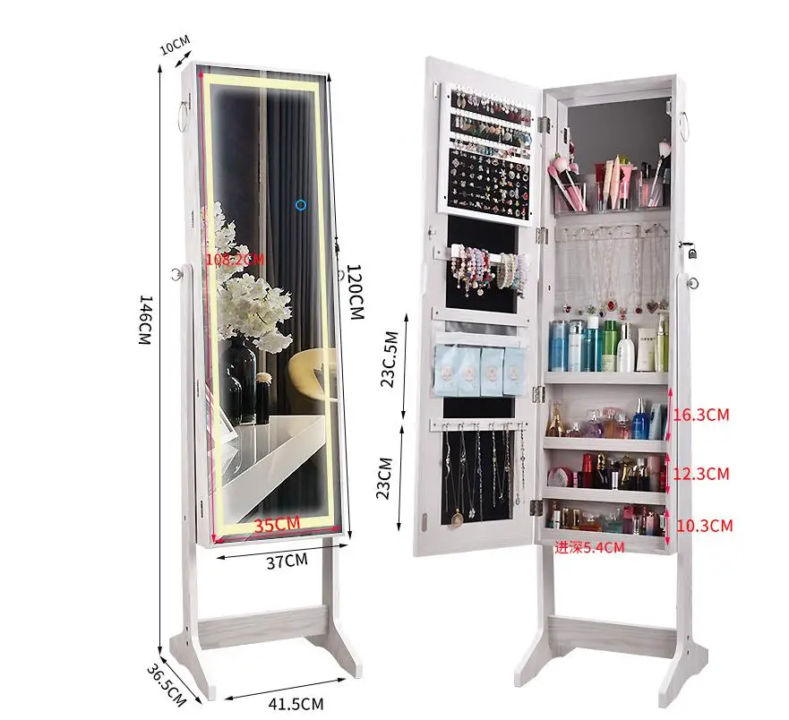 Зеркало для шкафа Спальня мульти-функциональные украшения шкаф домашнее зеркало настенные подвесной крепеж современный и простой напольное зеркало