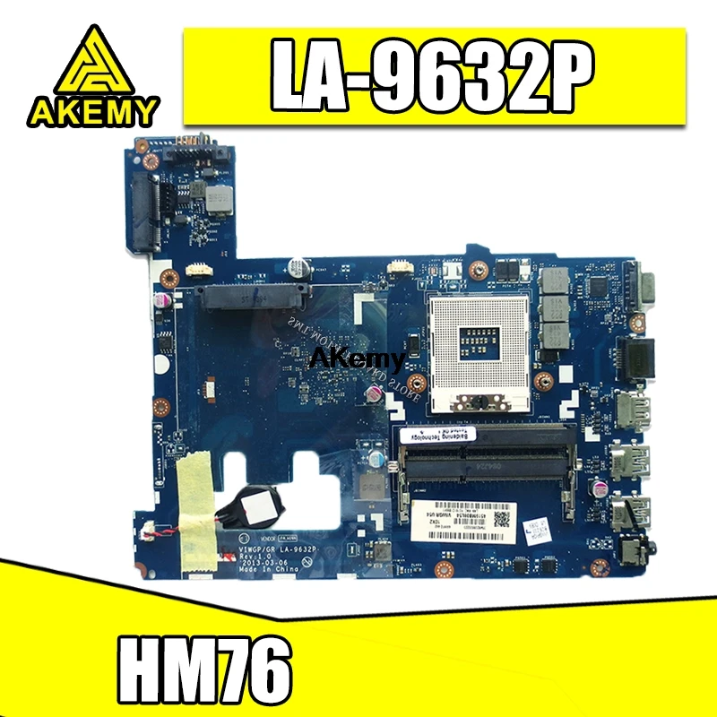 VIWGP/GR LA-9632P материнская плата для ноутбука For Lenovo G500 la-9632p HM76 DDR3 тестовая |