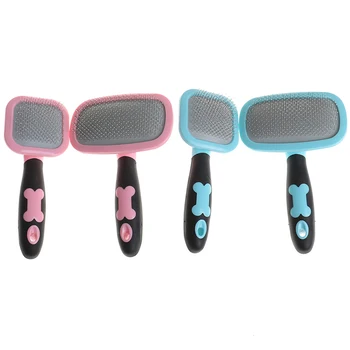 

Candy Color Non-slip Pets Supplier Original Pet Dog Hair Removal Combs Cats Fur Cleaning Brush Grooming Large Size Combs Tool