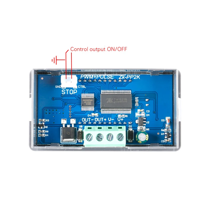 ZK-PP2K PWM DC 3.3~30V 12V 24V Motor Speed Controller regulator 8A 150W Adjustable LED Dimmer Pulse Frequency Duty Ratio dc motor speed controller motor speed controller electric motor speed controller