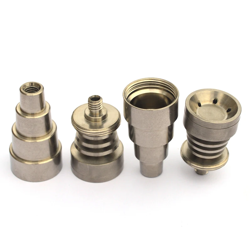 Titanium Dab Nail Universal 6 in 1 Dish Plate Dab Rig Nail Free Shipping 5