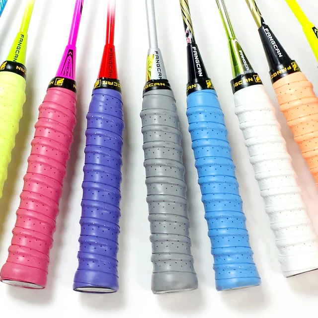 FANGCAN 10pcs/lot Sticky Feel Keel Cushion Perforated Squash Badminton Tennis Racquet Over Grip 2