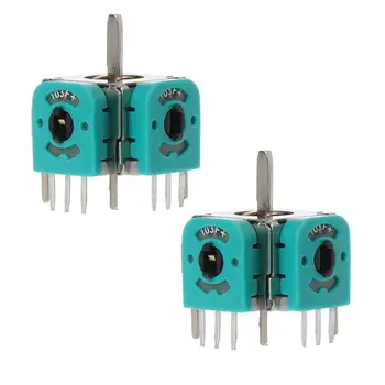 

2Pc 3D Analog Joystick Axis Sensor Module Wthout Switch for PS4 Contoller Repair