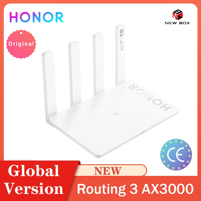 HONOR router 3 AX3000 двухъядерный высокоскоростной маршрутизатор WiFi6 + Интеллектуальный