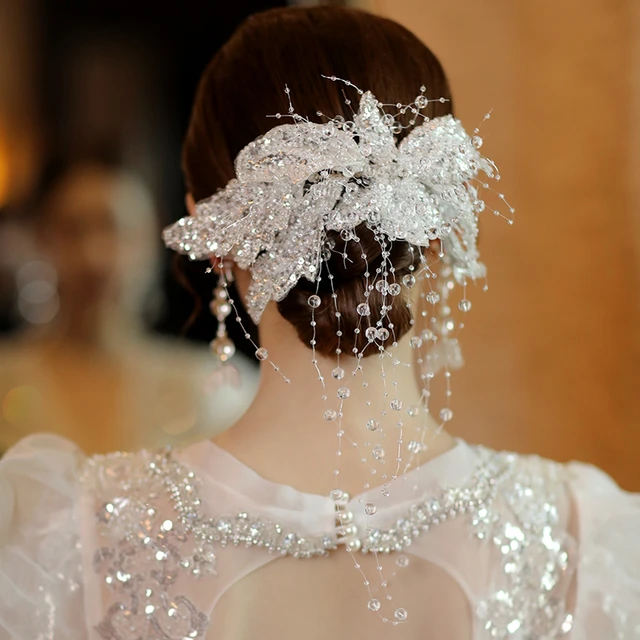 Stunning Pearl Wedding Hair Accessories