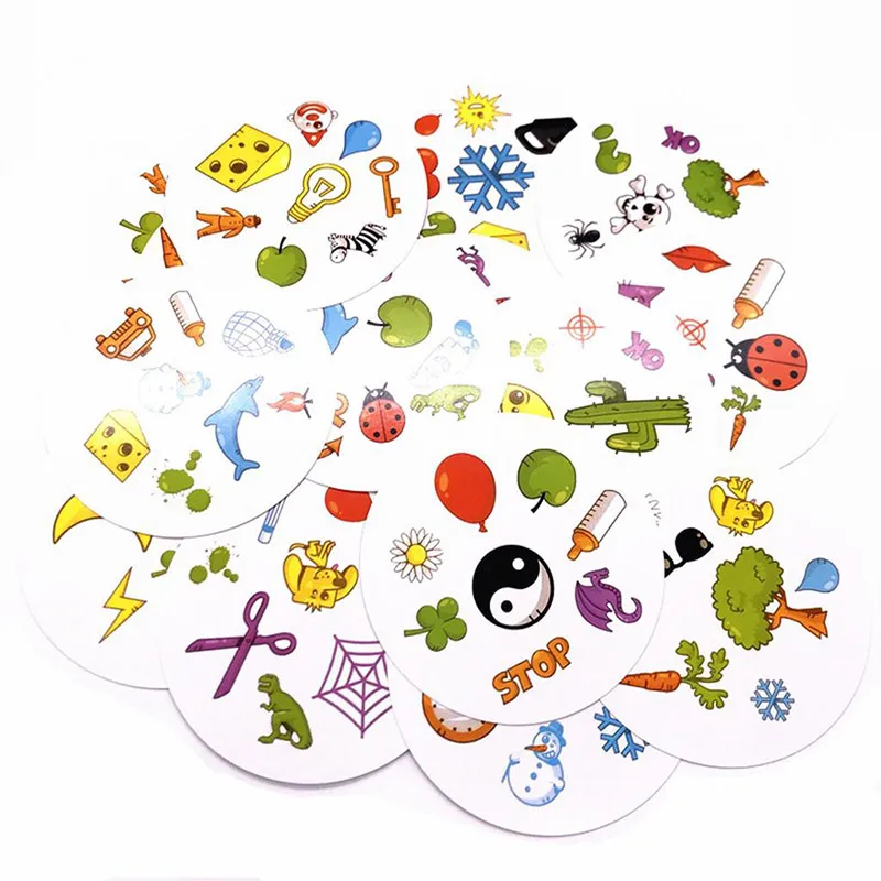 

Children Educational Card Game Improve IQ Table Board Game Party Mini Stylish Games Best Gift to Baby Kid Eco-Friendly Non-Toxic