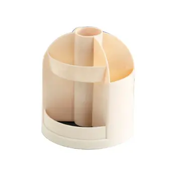 

Multi-function 7 Grids Desktop Pencil Pen Holder 360 Degree Rotating Cosmetic Brush