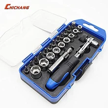 23 в 1 прецизионный мини трещотка гибкий набор отверток Набор торцевых головок удлинитель ремонтный набор инструментов для автомобиля